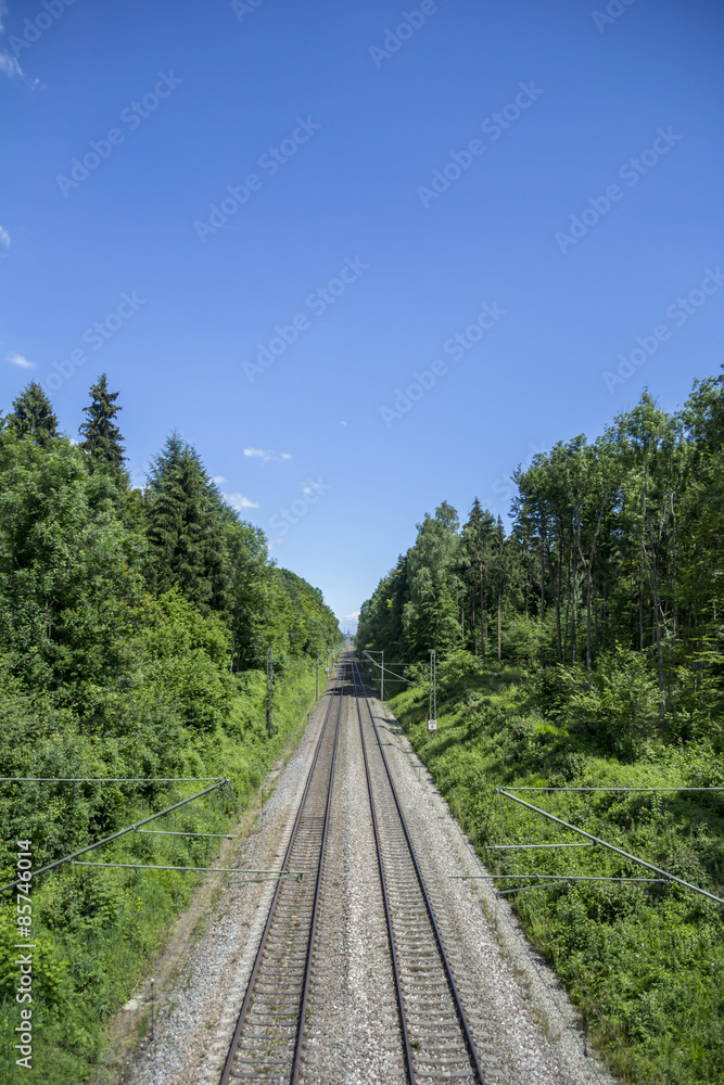Obraz premium Bahnstrecke
