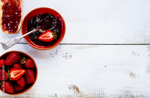 Strawberry jam photo