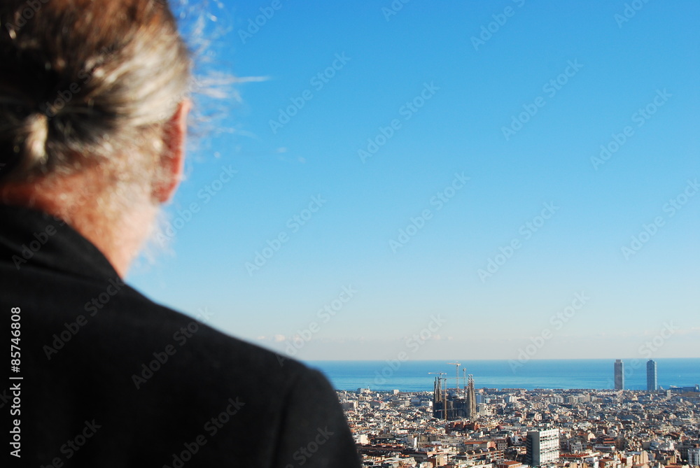 Blick über Barcelona