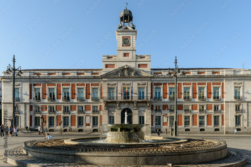 Madrid, Puerta del Sol - obrazy, fototapety, plakaty 