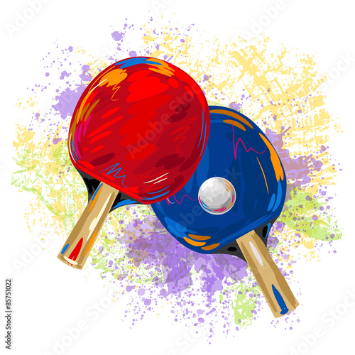 Table Tennis.
All elements are in separate layers and grouped.