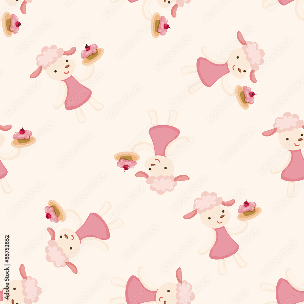animal having afternoon tea , cartoon seamless pattern background animal having afternoon tea , cartoon seamless pattern background