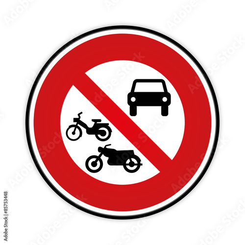 Panneau engin motorisé