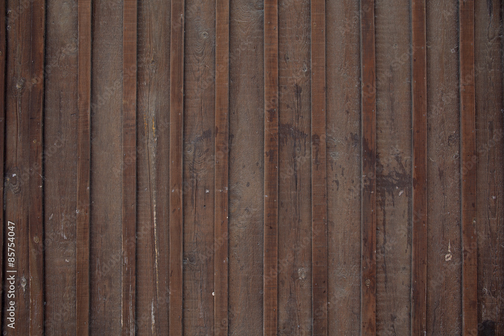 Wood background  Dark brown color texture - obrazy, fototapety, plakaty 