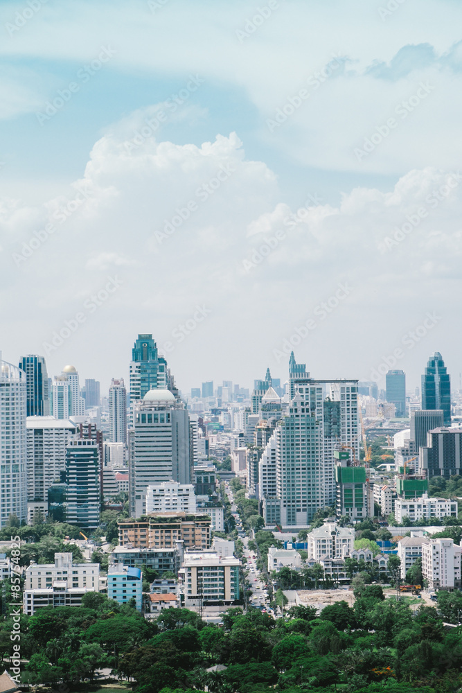 Obraz premium Bangkok cityscape in day time
