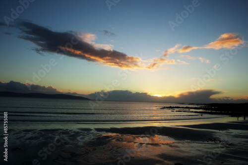 Evening at Silver Strand  Co. Galway  Ireland.