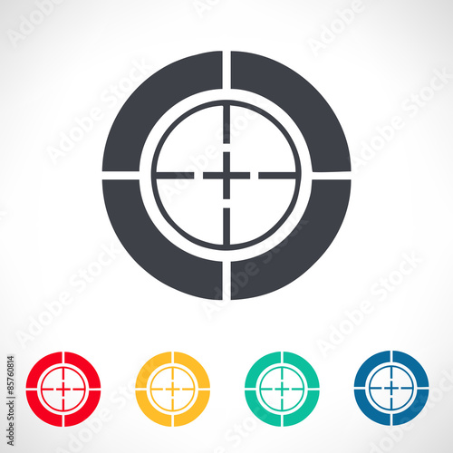 Target Icon. Vector Illustration