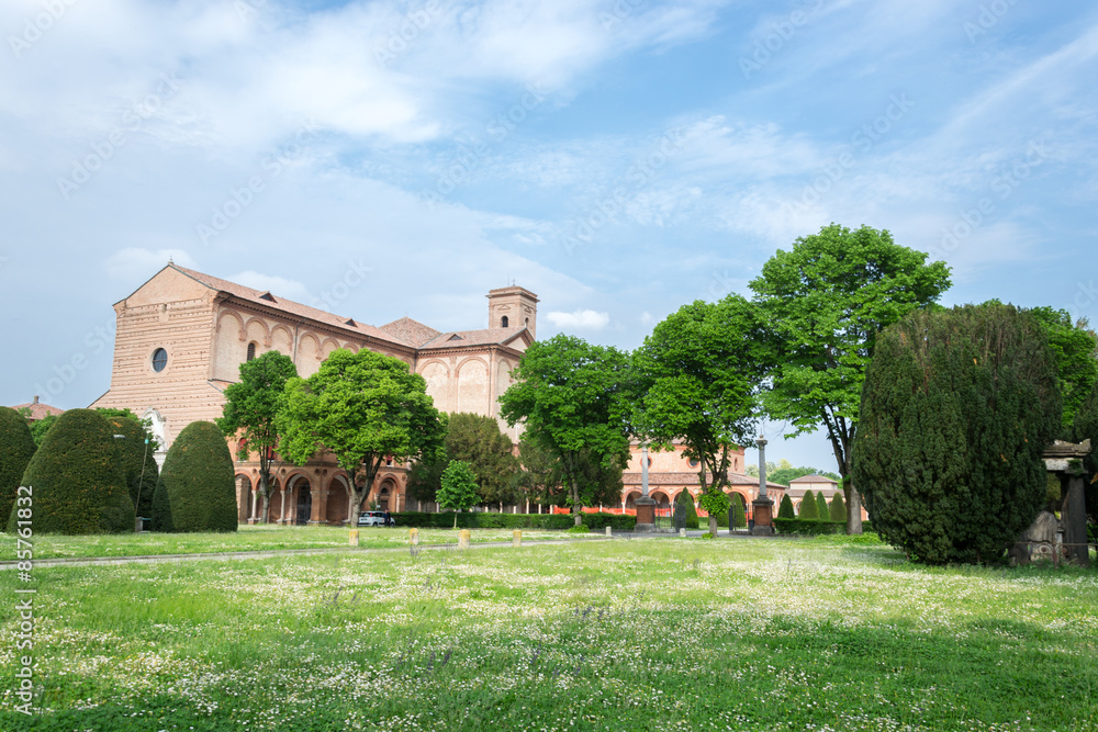 Certosa of Ferrara, the ancient graveyard of the city Certosa of Ferrara, the ancient graveyard of the city