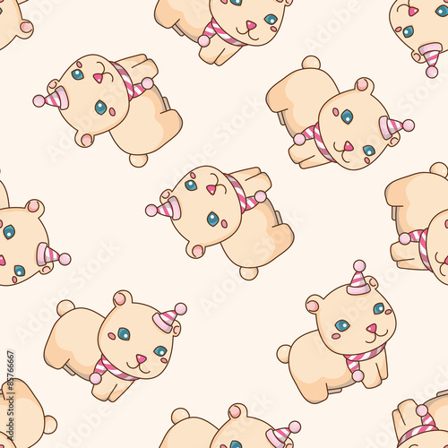 animal cartoon , cartoon seamless pattern background