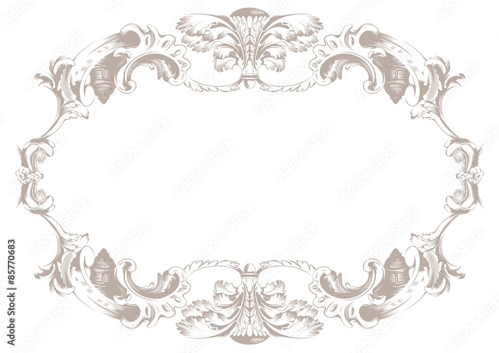 Vintage ornament background. Vector decor background