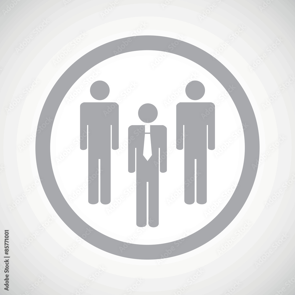 Grey work team sign icon Grey work team sign icon