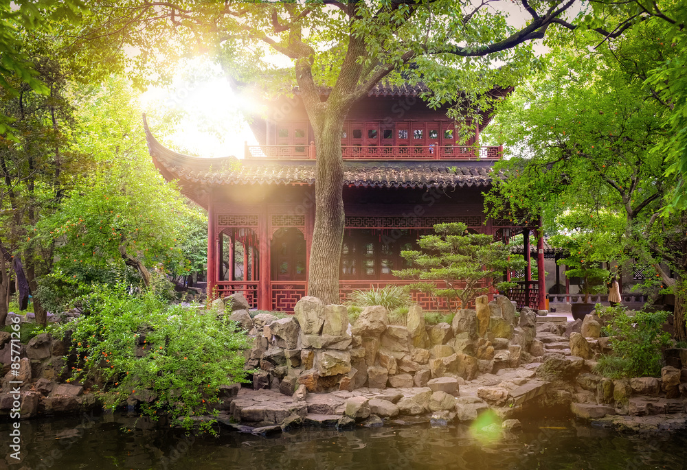 Fototapeta premium famous Yu Yuan Garden, Shanghai (China)
