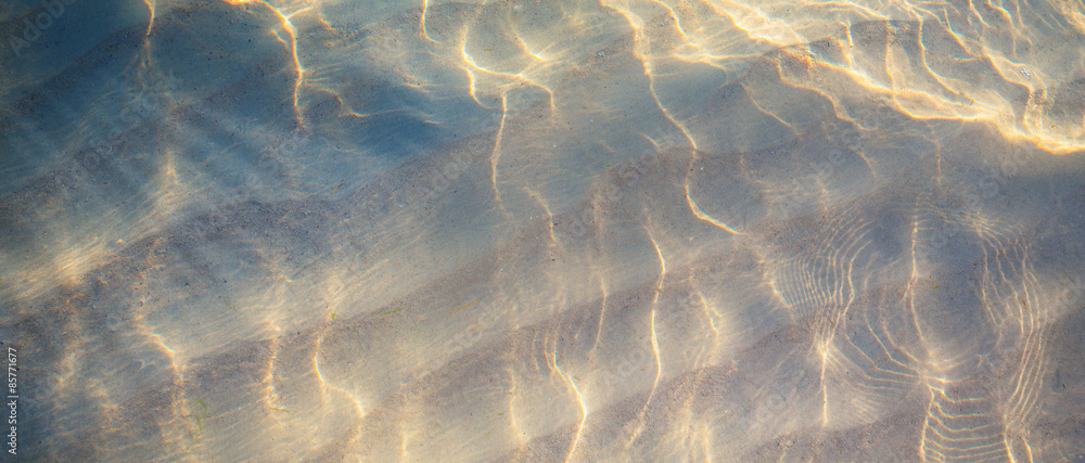Fototapeta sztuka Tropikalna plaża tło woda