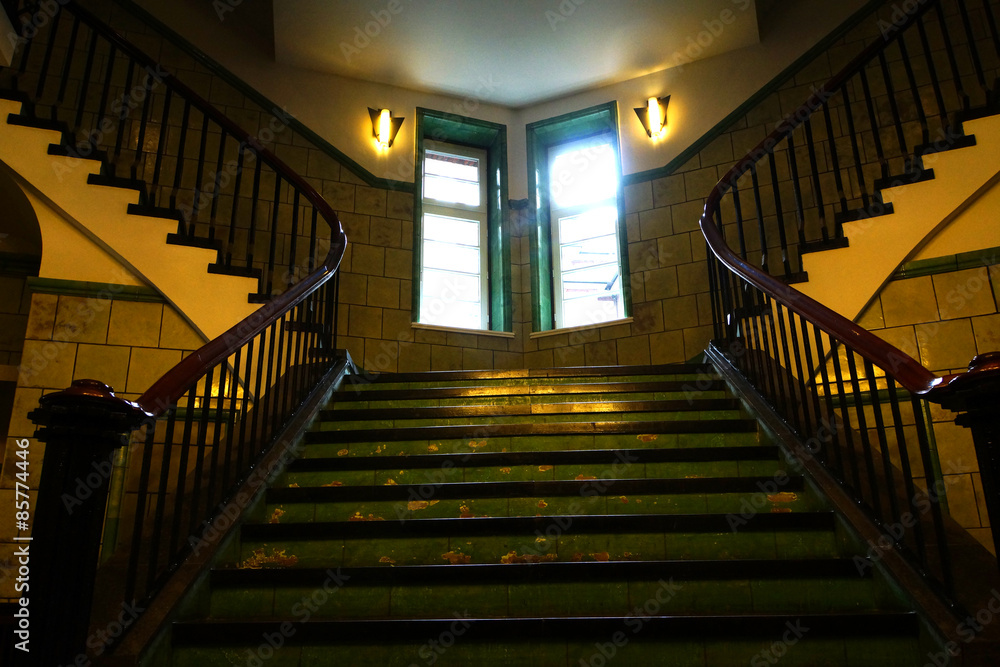 Obraz premium Treppenhaus im Chilehaus