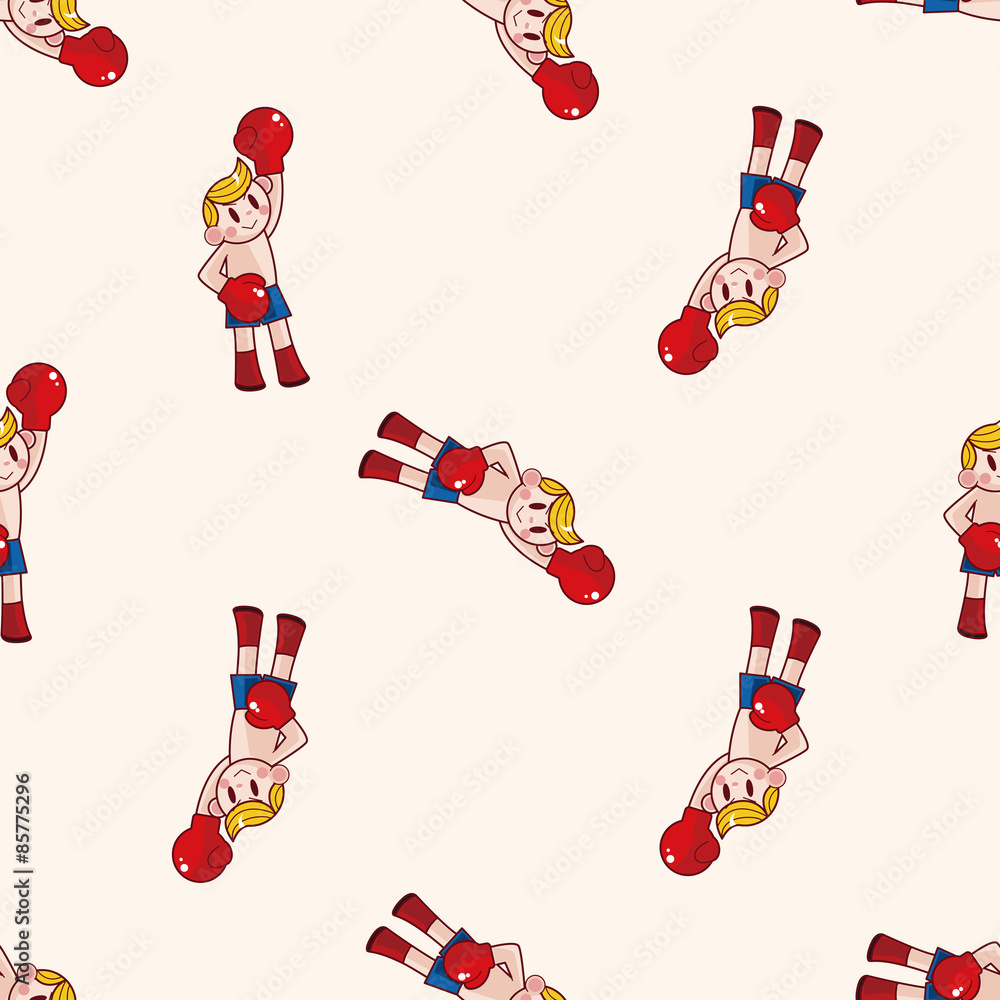 boxer , cartoon seamless pattern background boxer , cartoon seamless pattern background