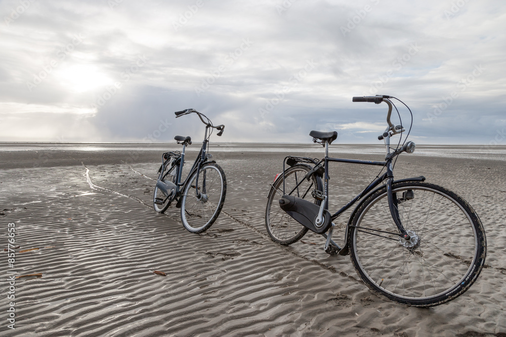 Juist, Strand, Fahrrad, Ostfriesische Insel Juist, Strand, Fahrrad, Ostfriesische Insel