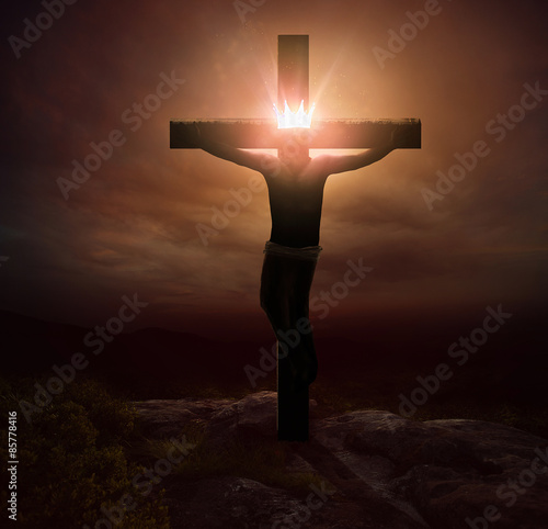 Photography Jesus and crown.