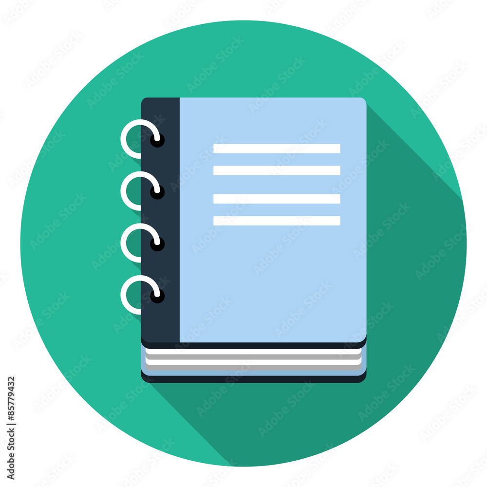 Vector notebook icon