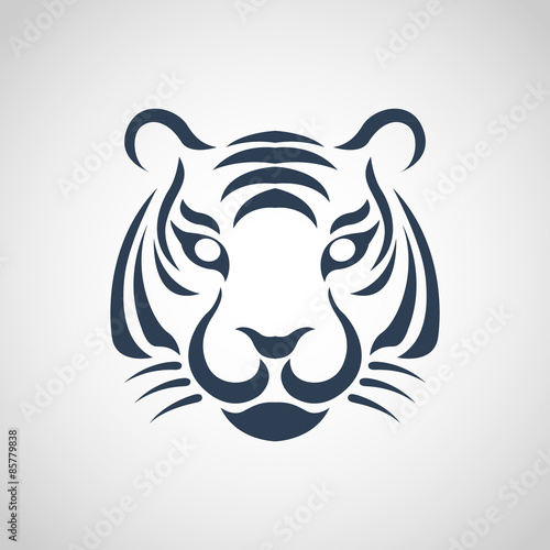 Fototapeta Naklejka Na Ścianę i Meble -  tiger logo vector