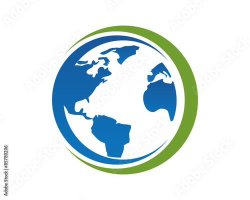 Circle Globe Global Logo