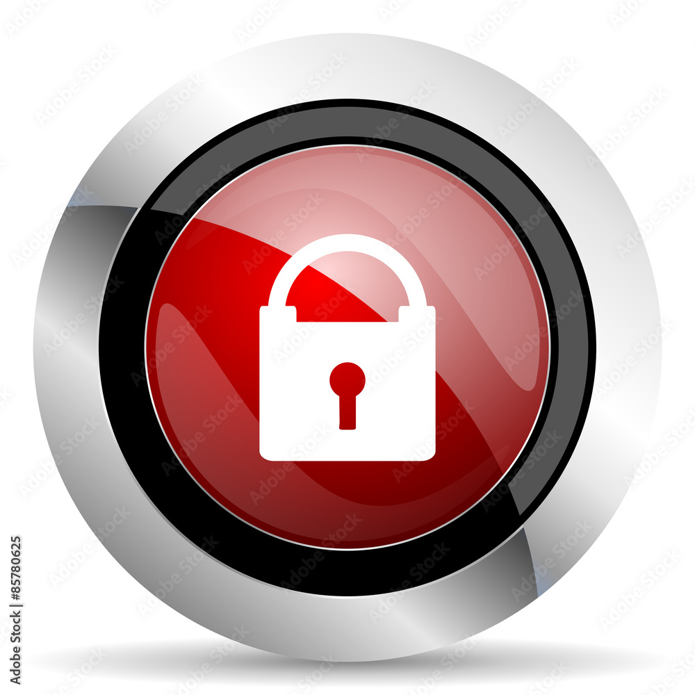padlock red glossy web icon padlock red glossy web icon