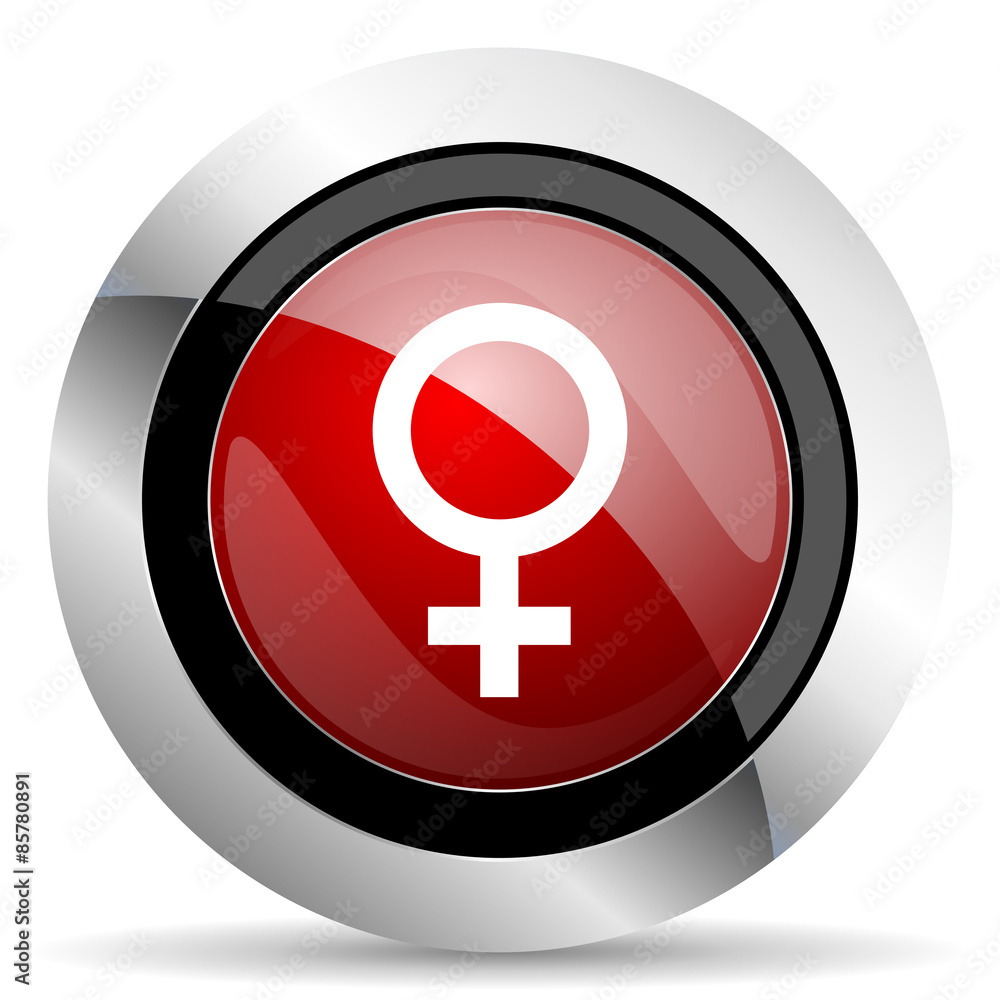 female red glossy web icon female red glossy web icon