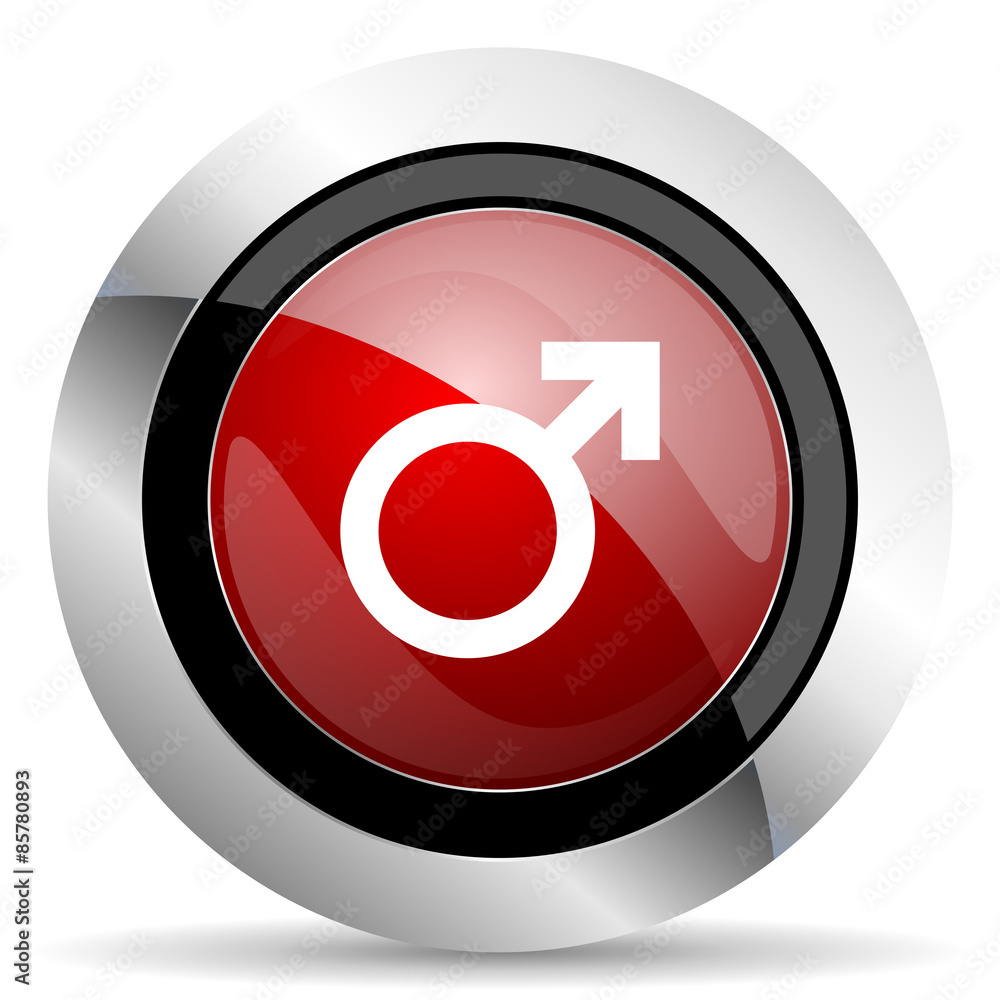 male red glossy web icon male red glossy web icon