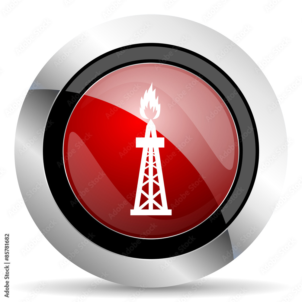 gas red glossy web icon gas red glossy web icon