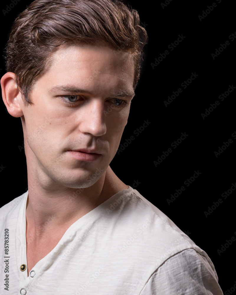 Fototapeta premium Young Handsome Caucasian Male