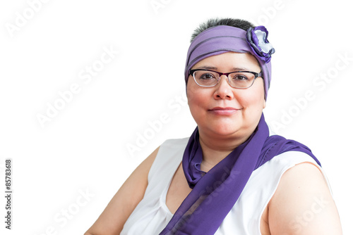 Middle Age Female Coping With Breast Cancer