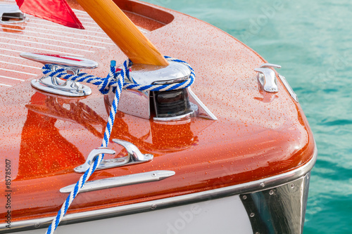 Картината върху платно Classic Wooden Boat Parts