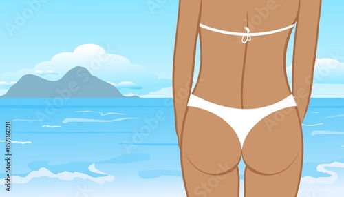 buttocks of young gir