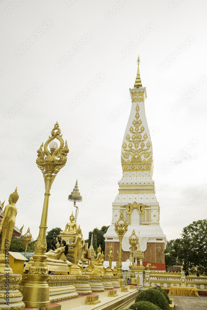 Fototapeta premium The beautiful pagoda at Northern, Thailand.