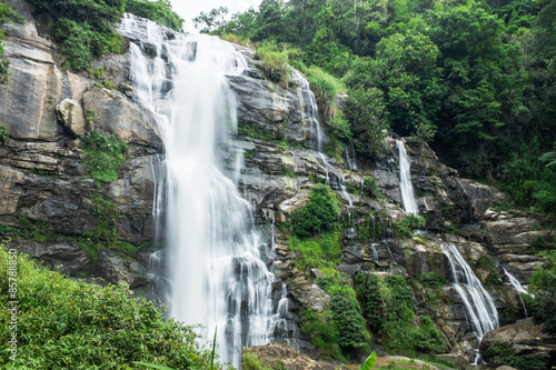 waterfall in northern part of Thailand.