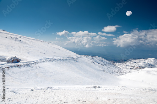 The top of Mount Hermon