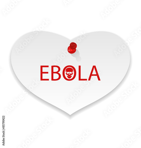 Warning epidemic Ebola virus, paper memo