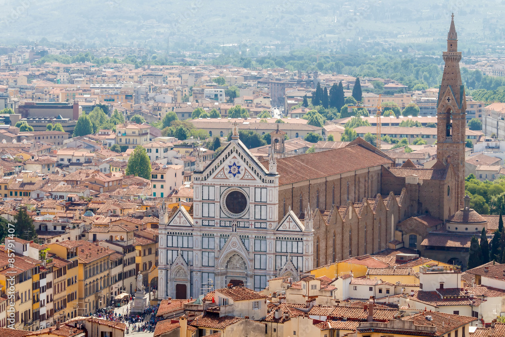 Basilica of Santa Croce. Florence.