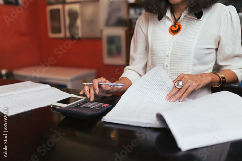 Fotografie Counting income