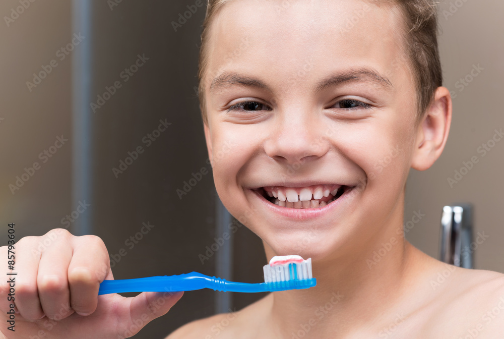Child in bathroom Child in bathroom