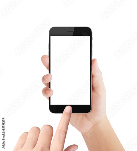 smartphone in hand