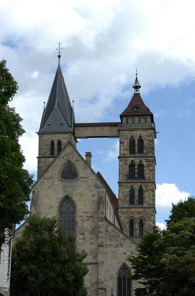 Church St. Dionys in the City Esslingen am Neckar