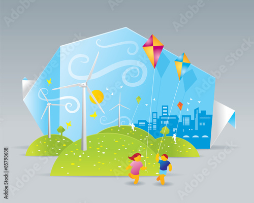 Eco windmills 