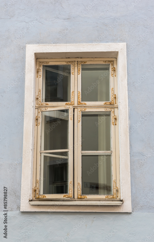 old window frame.