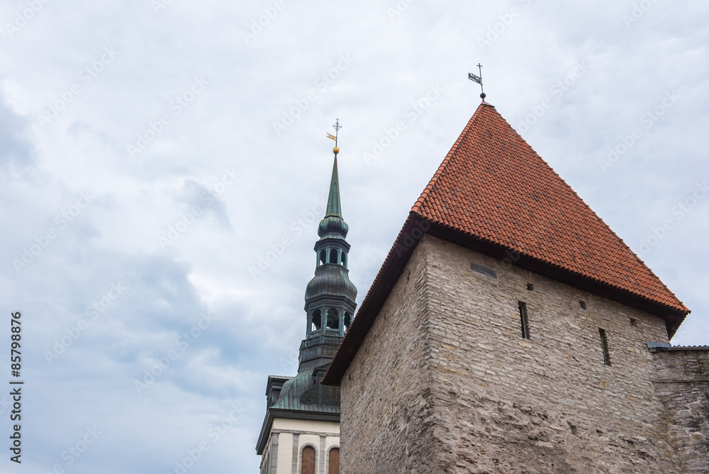 Old house in Tallinn, Estonia.