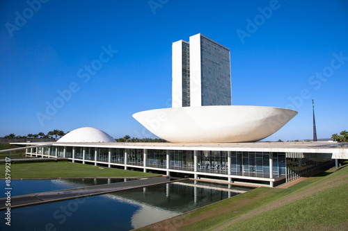 ブラジリアの国会議事堂