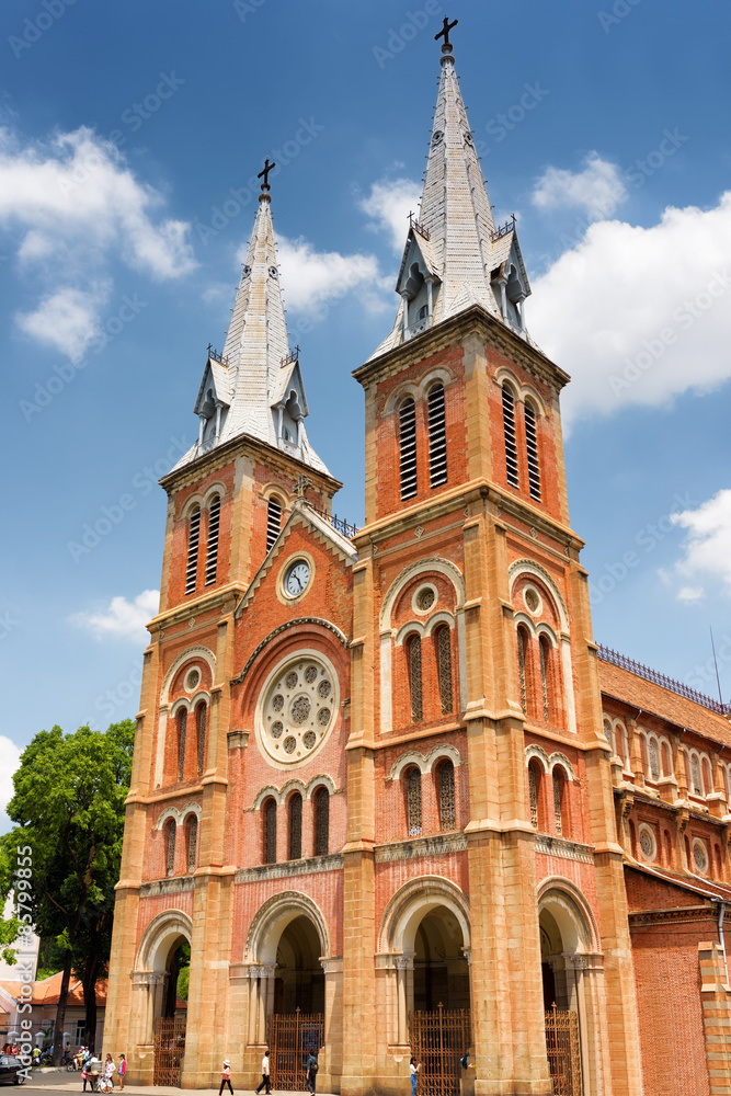 Saigon Notre-Dame Cathedral Basilica, Ho Chi Minh city, Vietnam