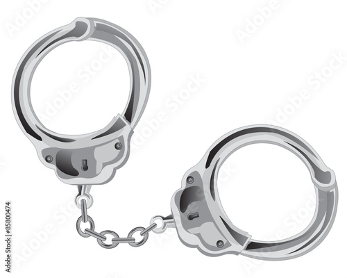 Manacles on chain