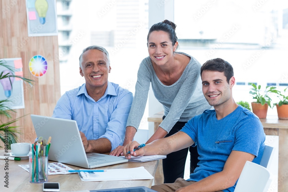 Obraz premium Business people in a meeting at the office