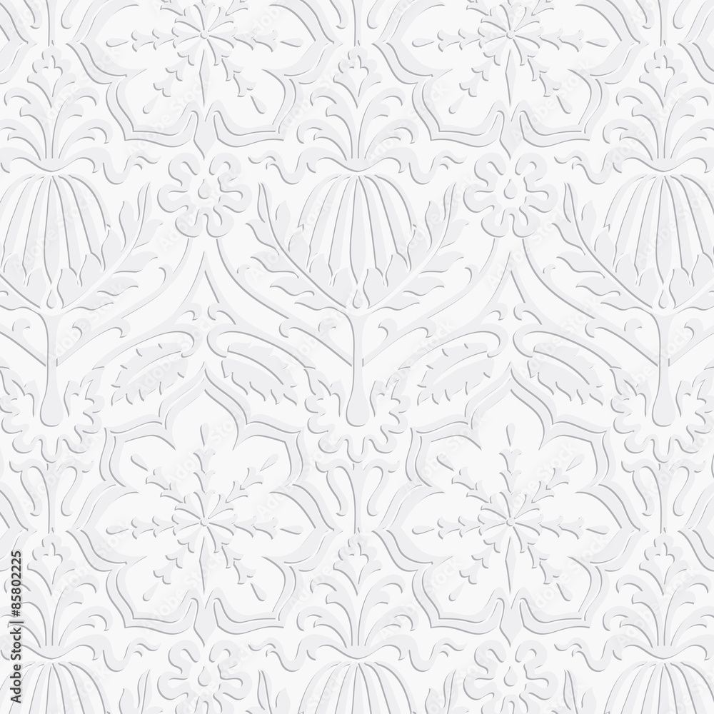 Obraz premium Paper Damask Pattern 
