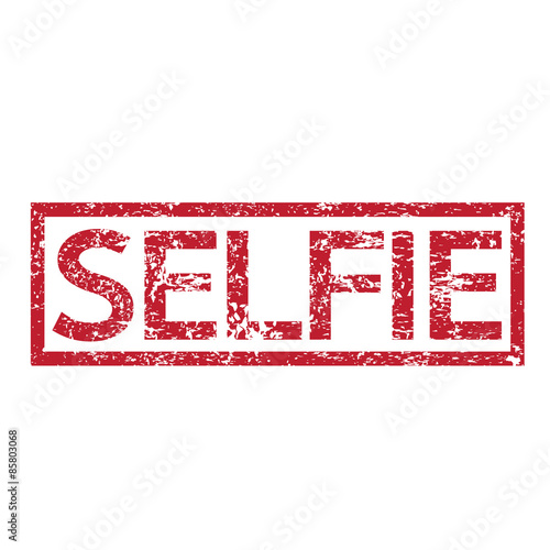 Stamp text SELFIE